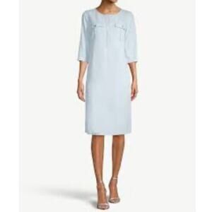 Chico’s Light Chambray Wash Denim Shirt Dress Chico’s Size 00 (US Size 2)